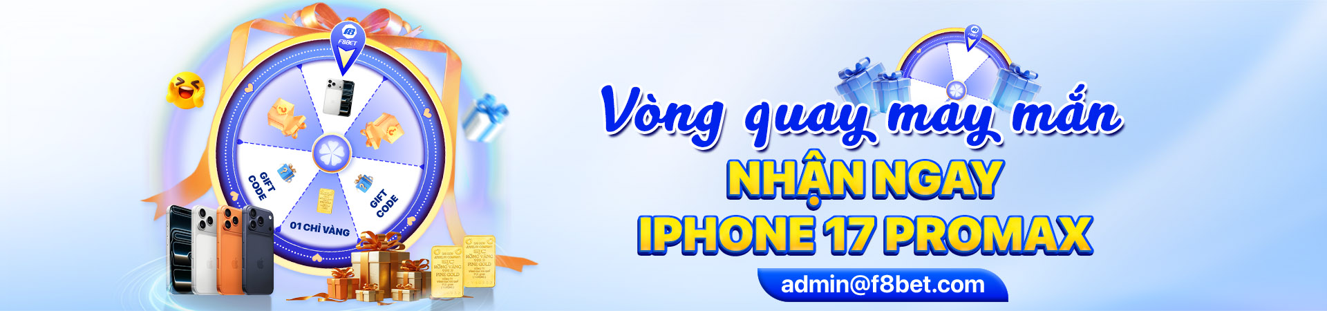 rinh ngay iphone17 tai f8bet trong su kien vong quay may man